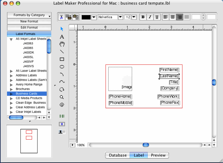 Label Maker Professional for Mac Screenshot