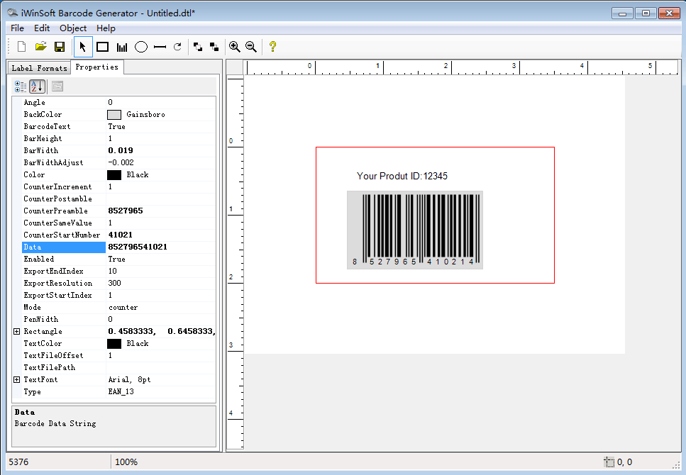 Windows 8 iWinSoft Barcode Generator full