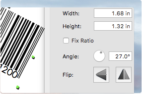 Rotate barcode image